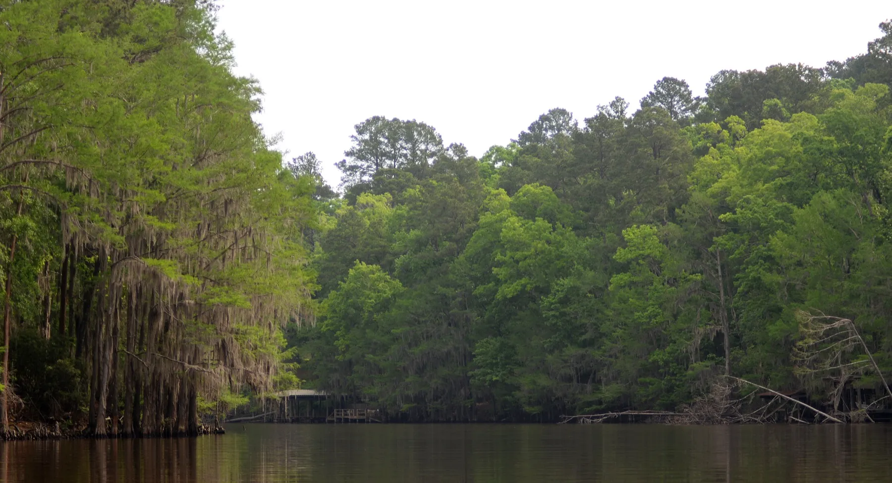 Granite outcrops and clear water at Devil's Waterhole in Inks Lake State Park