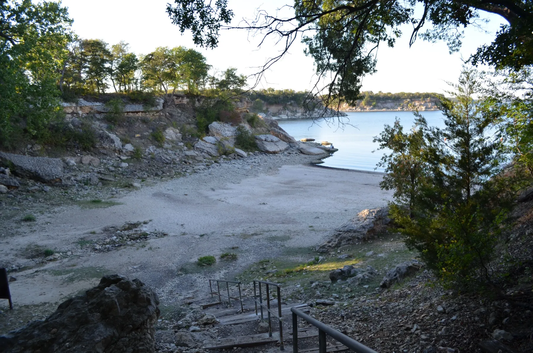 Lake Texoma seen from the shore at Eisenhower State Park in Grayson County