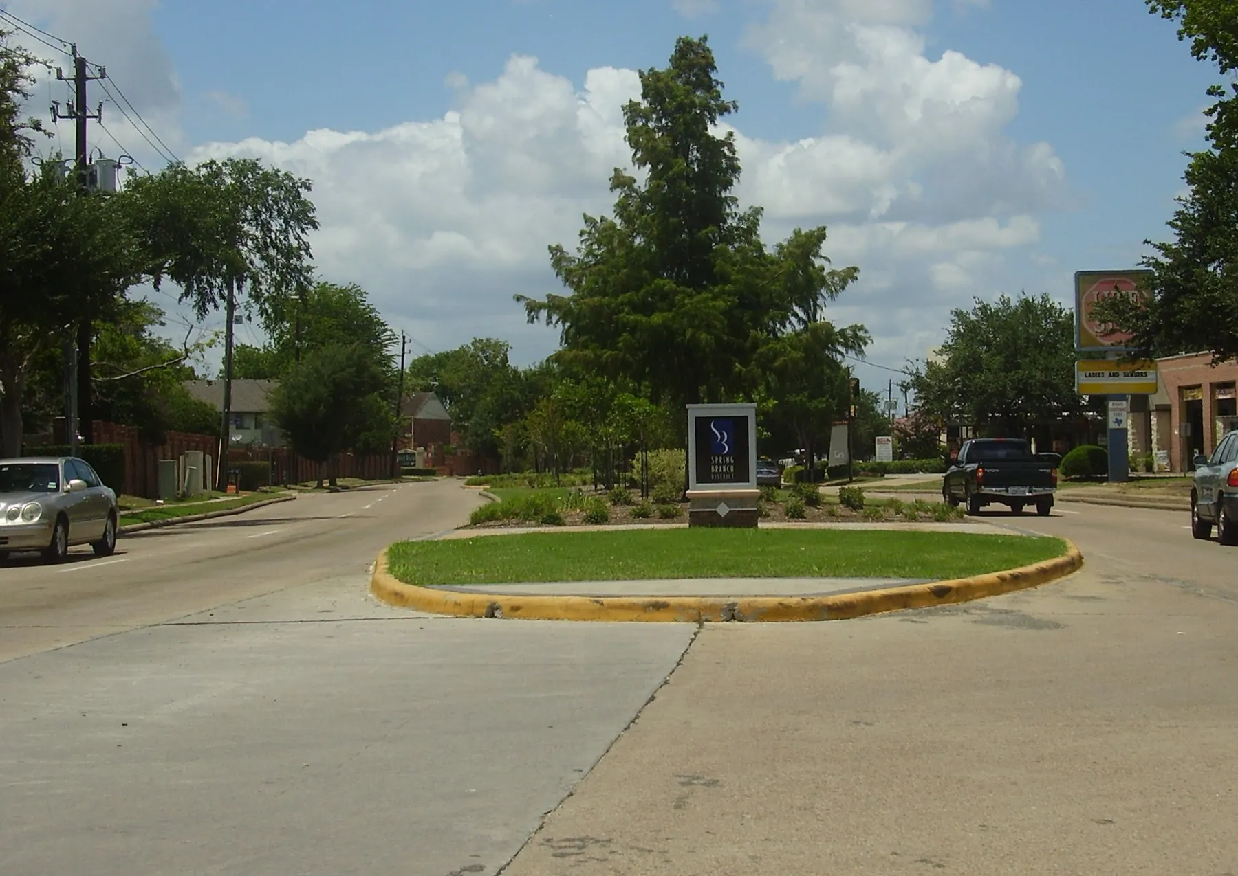 A street in the Spring Branch neighborhood of Houston