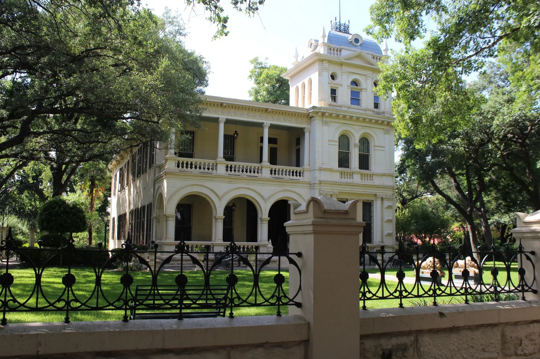 The historic Norton-Polk-Mathis House in the King William district of San Antonio