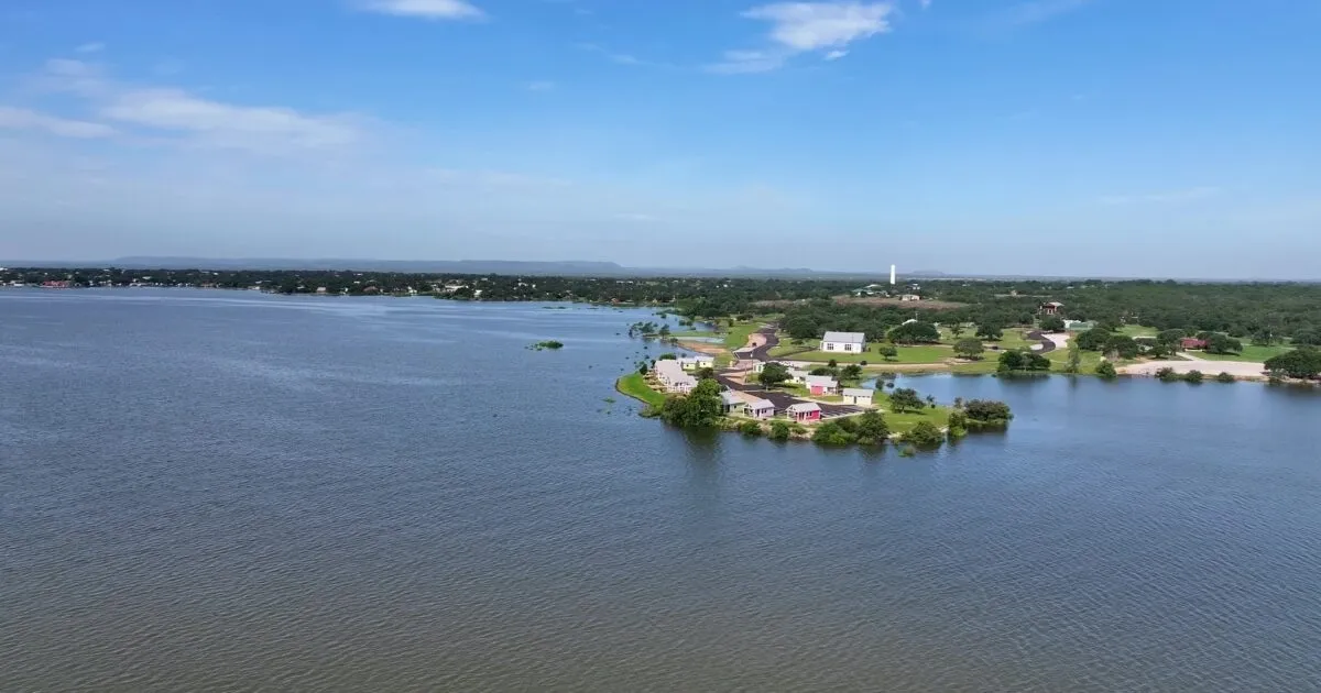 Black Rock Park on a peninsula beside Lake Buchanan