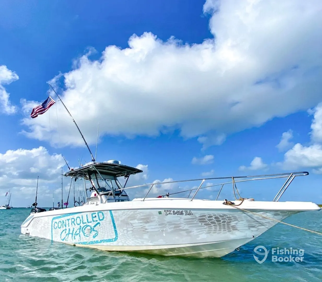 A Reel Thrillz Coastal Adventures fishing boat on the water