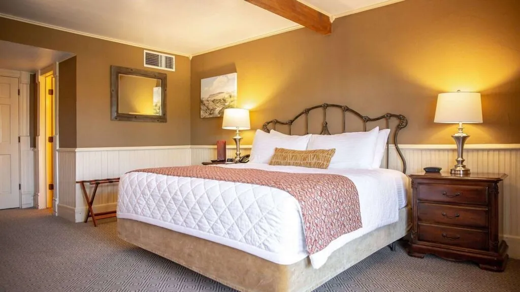 A guest room at Lajitas Golf Resort