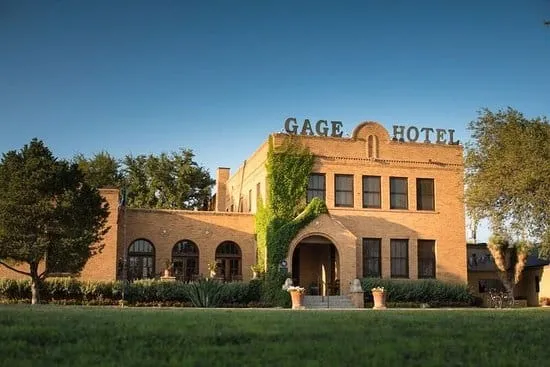 The historic Gage Hotel in Marathon