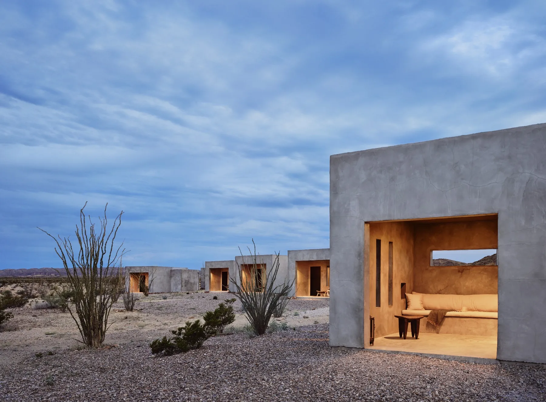 The desert casitas at Willow House