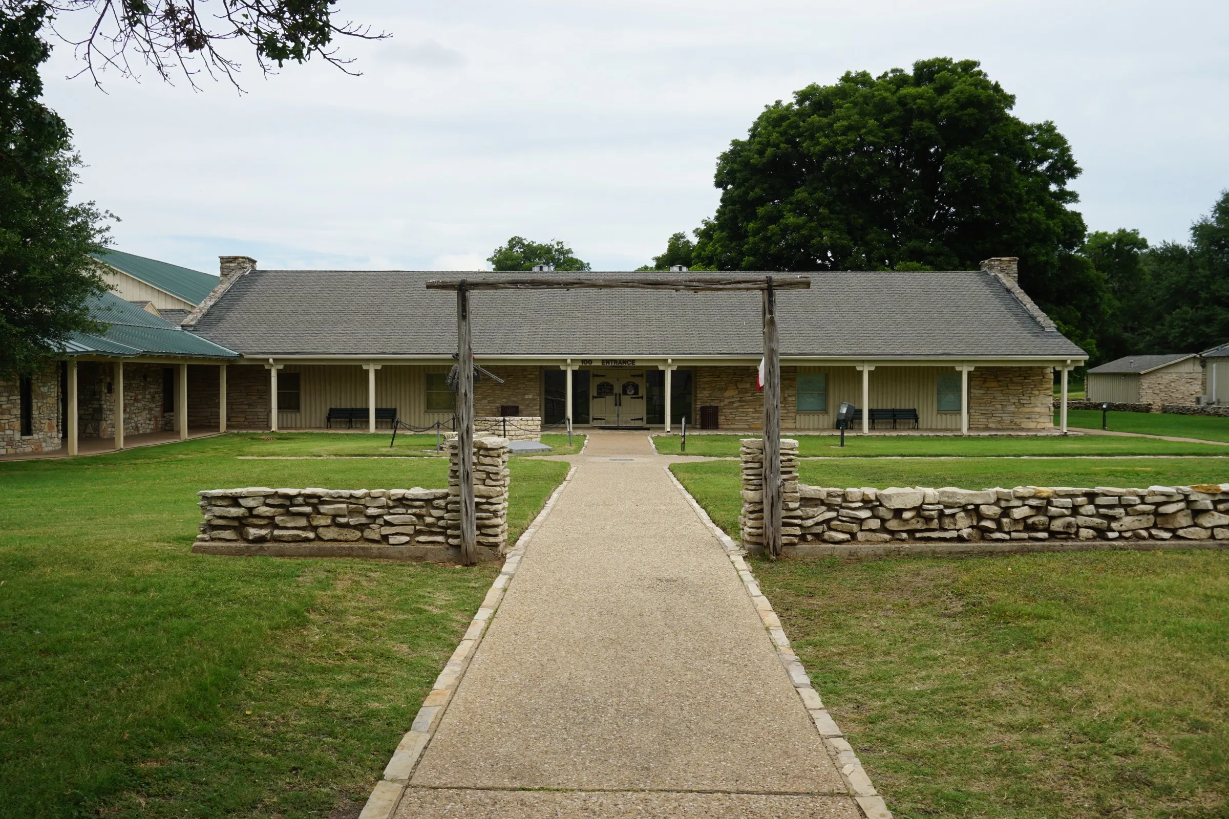 The Texas Ranger Hall of Fame and Museum building in Waco
