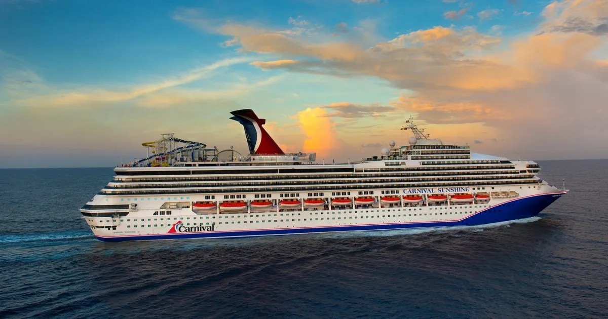 Carnival Sunshine at sea